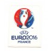 Textile patch UEFA EURO 2016 FRANCE 6,5CM X 8,5CM