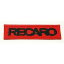 Patch embroidery RECARO RED / BLACK 4,5cm x 1,3cm