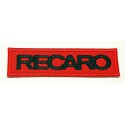 Parche bordado RECARO ROJO / NEGRO 22,5cm x 5,2cm