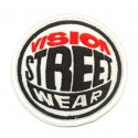 textile and embroidery patch VISION STREET WEAR 7.5cm