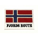 Patch embroidery FJORDS ROUTE 7,5CM X 5,5CM