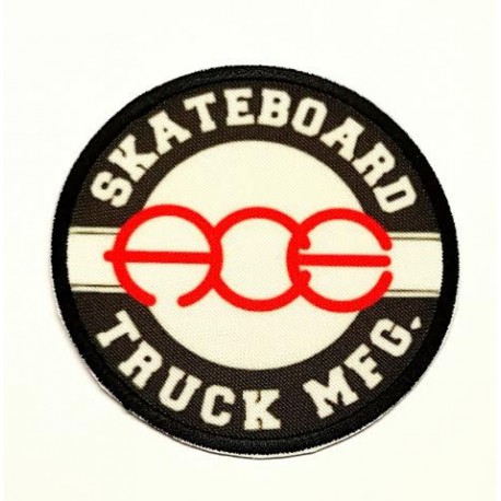 SKATEBOARD ACE textile embroidery patch 7,5cm