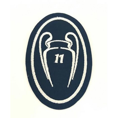 Embroidery patch 11 CUPS CHAMPIONS REAL MADRID NUEVO 5CM X 7,5cm