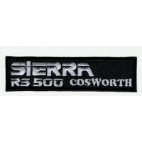Parche bordado SIERRA RS 500 COSWORTH 10CM X 2,5CM