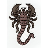 SCORPION embroidered patch 10cm x 7cm