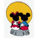 Patch embroidery MICKEY AND MINNIE 8cm x 10m