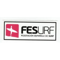 Parche textil FEDERACION ESPANOLA DE SURF 9cm x 3,5cm