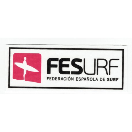 Textile patch SPANISH FEDERATION OF SURF 9cm x 3,5cm