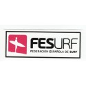 Parche textil FEDERACION ESPANOLA DE SURF 18cm x 7cm