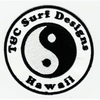 Parche bordado SURF DESIGNS HAWAII 7,5cm