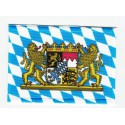 BAVIERA FLAG textile embroidery patch and 7cm x 5cm 