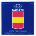 Parche bordado y textil REAL FEDERACIÓN ESPAÑOLA DE KARATE Y D.A. 7,5cm 