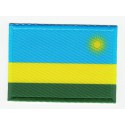 Patch textile and embroidery RWANDA FLAG 7CM X 5CM