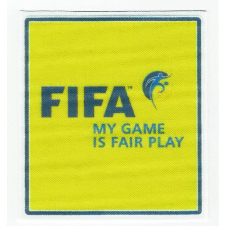 Parche textil FIFA MY GAME IS FAIR PLAY 6,5cm x 6,5cm