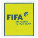Textile patch FIFA MY GAME IS FAIR PLAY 7cm x 7,5cm
