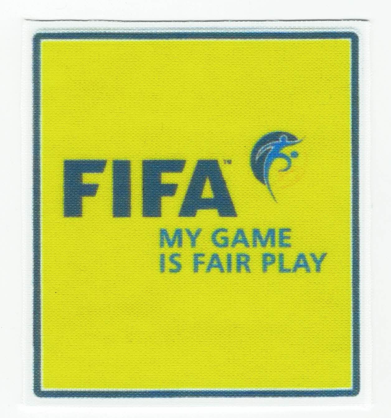 Parche textil FIFA MY GAME IS FAIR PLAY 7cm x 7,5cm - Los Parches