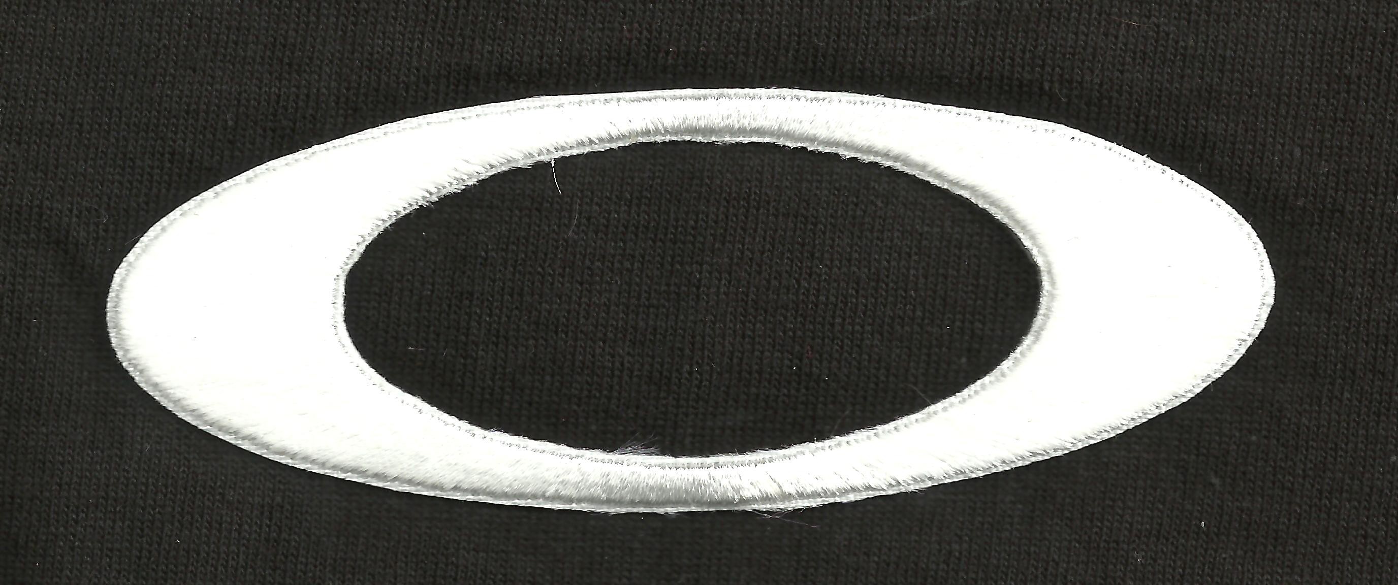 embroidery patch OAKLEY BLANCO 5cm x 1,75cm - Los Parches