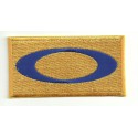 embroidery patch OAKLEY YELLOW 4cm x 2cm
