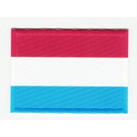 Patch embroidery and textile FLAG LUXEMBURGO 7CM X 5CM