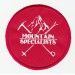  embroidered patch MOUNTAIN SPECIALISTS 8cm 