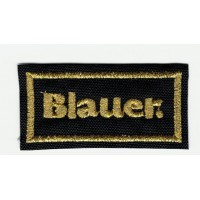 Patch embroidery BLAUER GOLD 11cm x 5.5cm