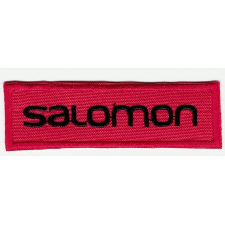 Embroidered patch RED SOLOMON 8cm x 2,5cm