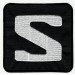 Parche bordado LOGO SALOMON NEGRO 10cm x 10cm