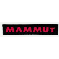 embroidery patch LETTERS MAMMUT 8cm x 1,5cm