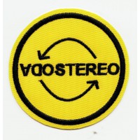 STEREO embroidery patch 6cm