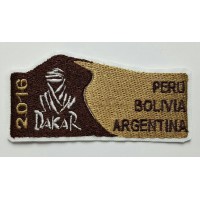 Patch embroidery DAKAR 2016 8,5cm x 4cm