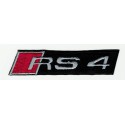 Patch embroidery AUDI RS4 9cm x 2cm