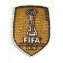 Parche textil FIFA WORLD CHAMPIONS 2010 DORADO 6,7cm X 9cm
