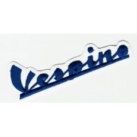 VESPINO BLUE embroidered patch 8.5cm x 2.5cm