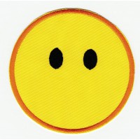EMOTICON 4 embroidered patch 7,5cm 