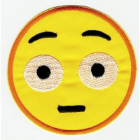 EMOTICON 7 embroidered patch 7,5cm 