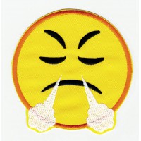 EMOTICON 8 embroidered patch 7,5cm 