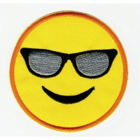 EMOTICON 12 embroidered patch 7,5cm 