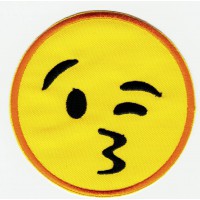 EMOTICON 13 embroidered patch 7,5cm 