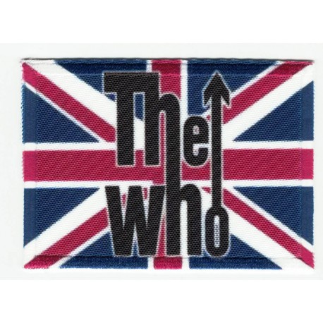 Parche textil y bordado THE WHO 7cm x 5cm