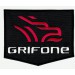 embroidered patch GRIFONE BLACK 5cm x 4cm