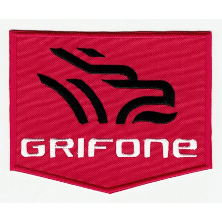  embroidered patch GRIFONE RED 5cm x 4cm