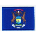 Patch embroidery and textile FLAG MICHIGAN 4CM x 3CM