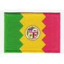 Patch embroidery and textile FLAG LOS ANGELES 4CM x 3CM