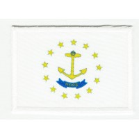 Patch embroidery and textile FLAG RHODE ISLAND 7CM x 5CM