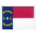Patch embroidery and textile FLAG NORTH CAROLINA 7CM x 5CM