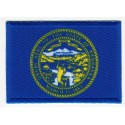 Patch embroidery and textile FLAG NEBRASKA 7CM x 5CM