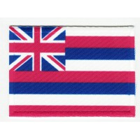 Patch embroidery and textile FLAG HAWAI 4CM x 3CM