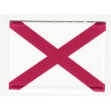 Patch embroidery and textile FLAG ALABAMA 4CM x 3CM
