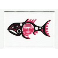 Patch embroidery and textile FLAG CHINOOK 4CM x 3CM