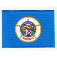Patch embroidery and textile FLAG MINNESOTA 7CM x 5CM